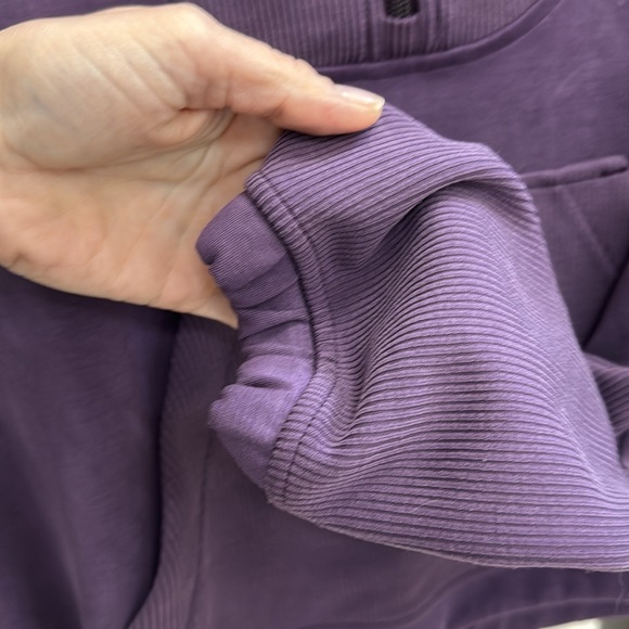 Women’s Lululemon Brushed Softstreme Ribbed Half Zip size 4 - Picture 6 of 8